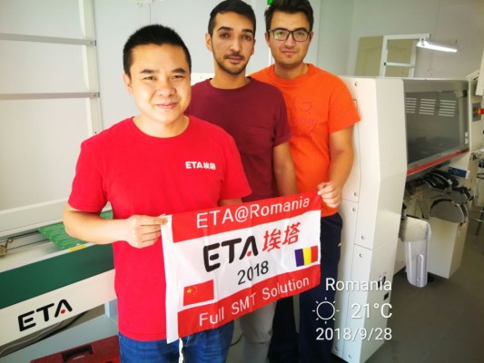 ETA SMT Production Line in Romania